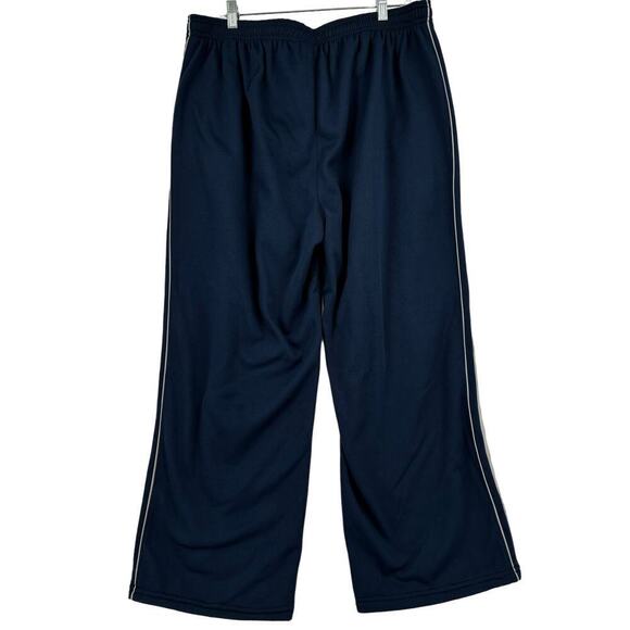 Reebok Sweat Pants Fleece Lined Drawstring Waist Navy Men's 2XL SHORT HEMMED - Picture 7 of 11